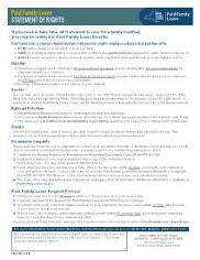 Paid Family Leave Statement of Rights
