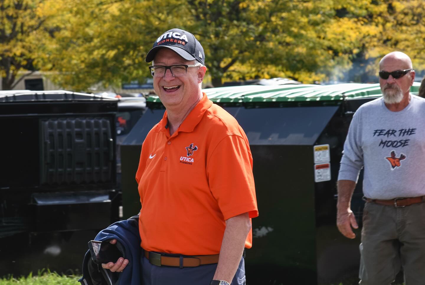 President Todd Pfannestiel heads into Homecoming 2025