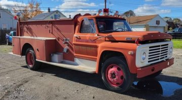 An old Fire Truck before the North East Tap Company Conversion.
