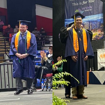 Garrett Platt and John “Jack” Hrustich III - 2025 Valedictorian and Salutatorian