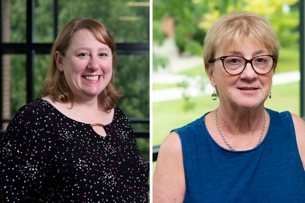 Photo composite of Jennifer Yanowitz and Arlene Lundquist