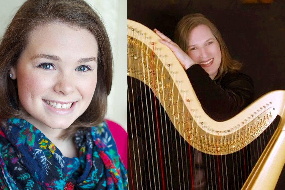 Jessica Wilbee and Karlinda Caldicott, harpists Jessica Wilbee and Karlinda Caldicott, harpists